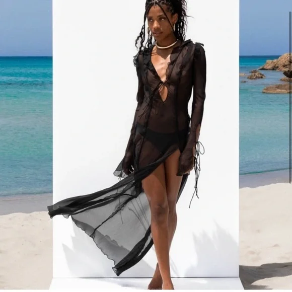 Rat & Boa INSPIRED FARRETTI DRESS S Black - Picture 1 of 4